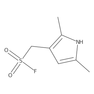 (2,5-dimethyl-1H-pyrrol-3-yl)methanesulfonyl fluoride结构式