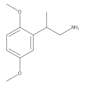 (2R)-2-(2,5-Dimethoxyphenyl)propan-1-amine结构式