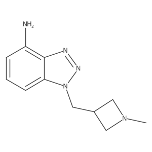 1-[(1-methylazetidin-3-yl)methyl]-1H-1,2,3-benzotriazol-4-amine Structure