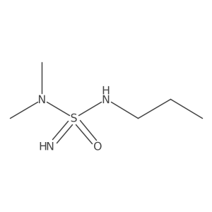 dimethyl(propyl-S-aminosulfonimidoyl)amine Structure