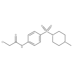 2-chloro-N-(4-((4-methylpiperazin-1-yl)sulfonyl)phenyl)acetamide Structure