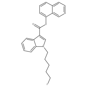 isoquinolin-8-yl1-(5-fluoropentyl)-1H-indole-3-carboxylate Structure