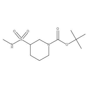 tert-butyl (3S)-3-(methylsulfamoyl)piperidine-1-carboxylate结构式