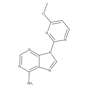 9-(4-methoxypyrimidin-2-yl)-9H-purin-6-amine Structure