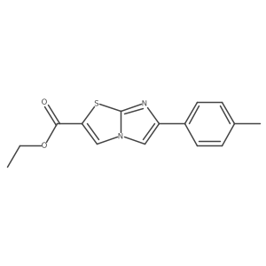 Ethyl 6-(4-methylphenyl)imidazo[2,1-b][1,3]thiazole-2-carboxylate Structure