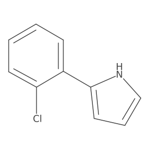 2-(2-Chlorophenyl)pyrrole结构式