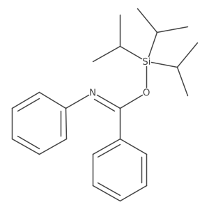 Tris(1-methylethyl)silyl N-phenylbenzenecarboximidate Structure