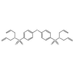 4-{4-[bis(prop-2-en-1-yl)sulfamoyl]phenoxy}-N,N-bis(prop-2-en-1-yl)benzene-1-sulfonamide Structure
