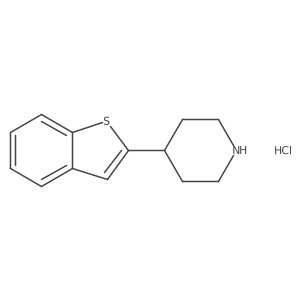4-(Benzo[b]thiophen-2-yl)piperidine hydrochloride结构式
