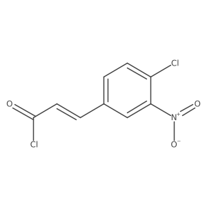 (E)-3-(4-chloro-3-nitrophenyl)-2-propenoyl chloride Structure