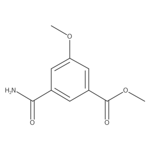 methyl 3-carbamoyl-5-methoxy-benzoate Structure