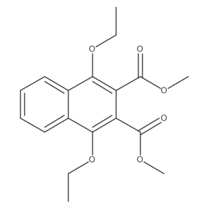 Dimethyl 1,4-Diethoxynaphthalene-2,3-dicarboxylate Structure