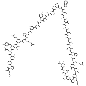Toxin I, entero-(Escherichia coli heat-stable reduced) 72结构式