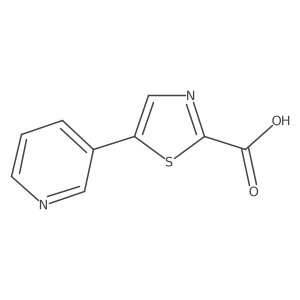 5-(Pyridin-3-yl)thiazole-2-carboxylic acid Structure