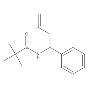 (R)-2-Methyl-N-((S)-1-phenylbut-3-en-1-yl)propane-2-sulfinamide Structure