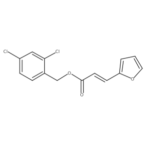 2,4-Dichlorobenzyl 3-(furan-2-yl)acrylate Structure