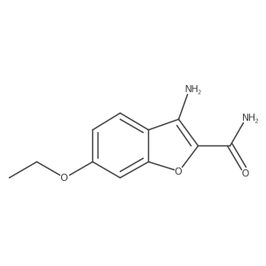 2-Benzo[b]furancarboxamide,3-amino-6-ethoxy-结构式