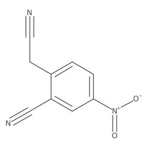 2-(Cyanomethyl)-5-nitrobenzonitrile Structure