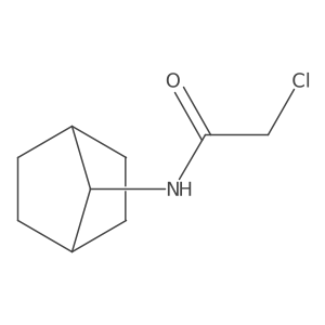 N-(7-bicyclo[2.2.1]heptanyl)-2-chloroacetamide结构式