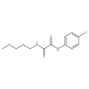 N1-(5-chloropyridin-2-yl)-N2-(3-methoxypropyl)oxalamide结构式
