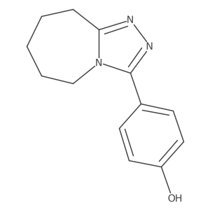 4-{5H,6H,7H,8H,9H-[1,2,4]triazolo[4,3-a]azepin-3-yl}phenol Structure