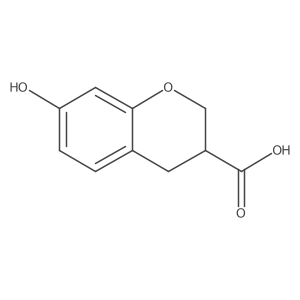7-Hydroxychromane-3-carboxylic acid Structure