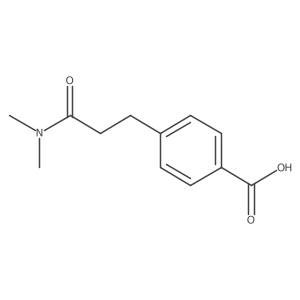 4-(3-(Dimethylamino)-3-oxopropyl)benzoic acid结构式