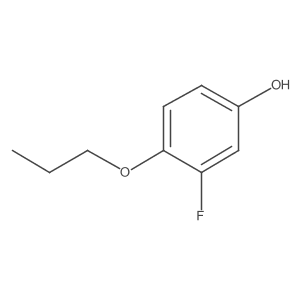 3-Fluoro-4-propoxyphenol结构式