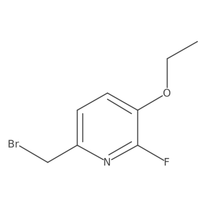 6-Bromomethyl-3-ethoxy-2-fluoropyridine Structure