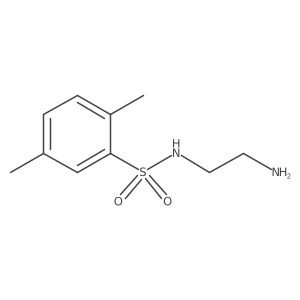 N-(2-Aminoethyl)-2,5-dimethylbenzene-1-sulfonamide结构式