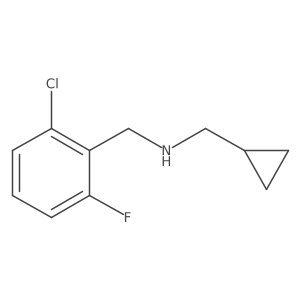 [(2-Chloro-6-fluorophenyl)methyl](cyclopropylmethyl)amine Structure