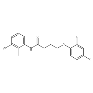 N-(3-Amino-2-methylphenyl)-4-(2,4-dichlorophenoxy)butanamide Structure