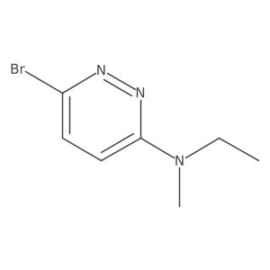 6-Bromo-N-ethyl-N-methyl-3-pyridazinamine Structure