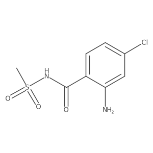 n-(2-Amino-4-chloro-benzoyl)-methanesulfonamide Structure