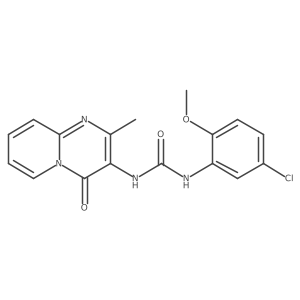 1-(5-chloro-2-methoxyphenyl)-3-(2-methyl-4-oxo-4H-pyrido[1,2-a]pyrimidin-3-yl)urea Structure