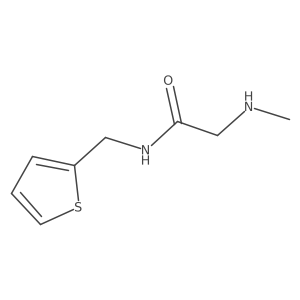 CNCC(=O)NCc1cccs1结构式