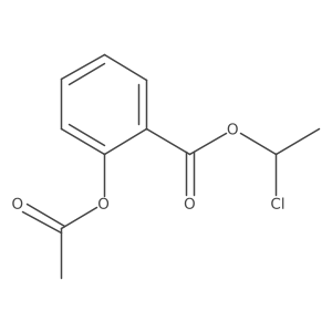 1-Chloroethyl 2-acetyloxybenzoate Structure