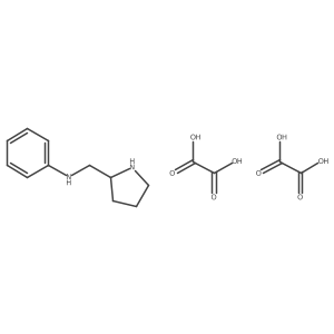N-(Pyrrolidin-2-ylmethyl)aniline dioxalate Structure