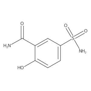 2-Hydroxy-5-sulfamoylbenzamide结构式