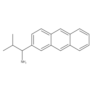 1-(2-Anthryl)-2-methylpropylamine结构式