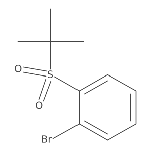 1-Bromo-2-[(1,1-dimethylethyl)sulfonyl]benzene Structure