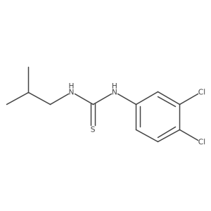 N-(3,4-Dichlorophenyl)-Na(2)-(2-methylpropyl)thiourea结构式