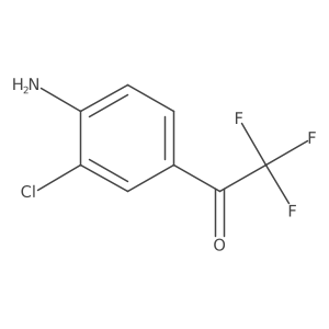 1-(4-Amino-3-chloro-phenyl)-2,2,2-trifluoro-ethanone Structure