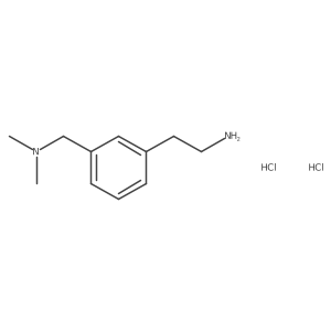 2-{3-[(Dimethylamino)methyl]phenyl}ethan-1-amine dihydrochloride结构式