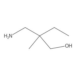 2-(Aminomethyl)-2-methylbutan-1-ol结构式