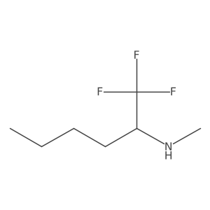 1,1,1-Trifluoro-N-methyl-2-hexylamine结构式