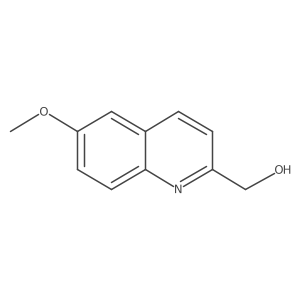 6-methoxy-2-Quinolinemethanol结构式