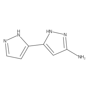 3-(1H-pyrazol-5-yl)-1H-pyrazol-5-amine结构式