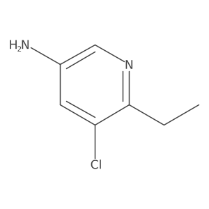 5-Chloro-6-ethylpyridin-3-amine Structure