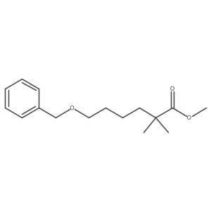 Methyl 6-(benzyloxy)-2,2-dimethylhexanoate Structure